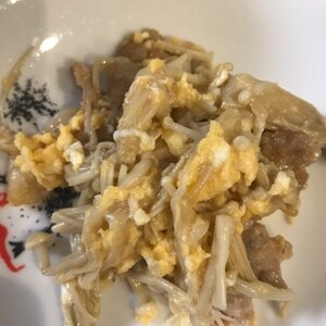 豚肉と卵の中華炒め